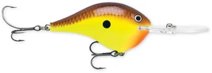Rapala DT Series 10' 3/5 oz 2,25 pulgadas Chartreuse Rootbeer Craw - Imagen 1 de 1