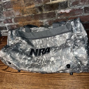 NRA Duffle Bag Camo National Rifle Association Tote Gym Canvas Hunting Travel - Picture 1 of 3