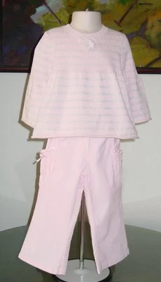 Nuevo con etiquetas Juego de pantalones LeTop Le Top rosa, talla 2T 3T Foto 1 de 3