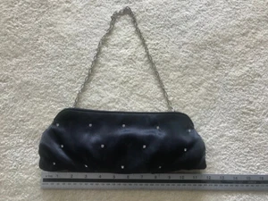 Charlie Brown Designer Black Diamante Shoulder Purse Bag As New - Picture 1 of 4