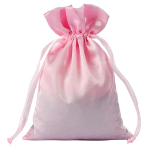 7"x9" Satin Gift Bags Wedding Party Favor Jewelry Candy Drawstring Pouches Wrap - Picture 1 of 5