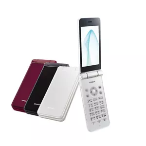 SHARP SH-N01 AQUOS KEITAI ANDROID FLIP PHONE UNLOCKED WHITE APP MARKETS INCLUDED - Picture 1 of 10