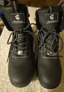 Rocawear Cadet Herren Arbeit Kunstleder Stiefel Größe 10,5 Schwarz - Bild 1 von 6