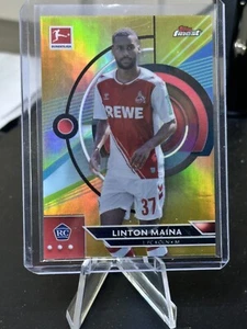 2023 Topps Chrom Bundesliga Clinton Maina Gold Refraktor 09/50 Koln RC - Bild 1 von 2
