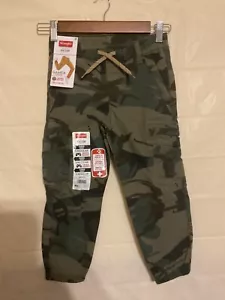 Wrangler pants Boys 5 Regular Camouflage Cargo Jogger Gamer Pocket pullon NEW - Picture 1 of 12