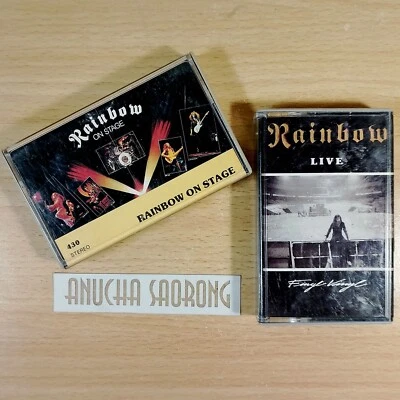 Rainbow - Lot of 2 Cassette Tapes / A British Rock Band / 1455 - Image 1 of 4