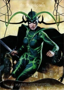 2020 Upper Deck Marvel Masterpieces #50 Hela 0891/1499 Tier 2 - Picture 1 of 1