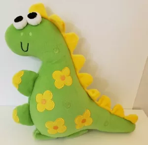 Almohadas Decorativas Dinosaurio Verde 17 x 10 Almohada Niño/Niños Usada - Imagen 1 de 5