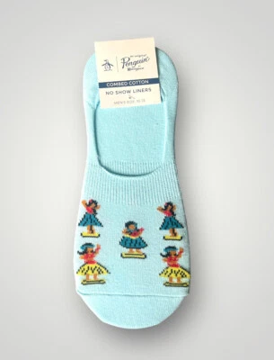 Penguin An Original Para Hombre 1 Par No Show Forros Algodón Calcetín Hula Niña Hawaiano Foto 1 de 3