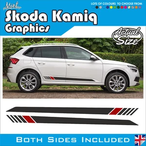 Skoda Kamiq VRS SUV escotilla rayas laterales calcomanías pegatinas gráficos envío y devolución gratuitos 003 - Imagen 1 de 5