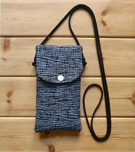 For SAMSUNG GALAXY S22 / S21 / S10 HANDMADE PHONE CASE WITH LANYARD AND POCKET - Picture 1 of 4