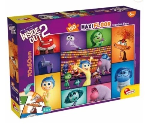 INSIDE OUT 2 - Disney Puzzle Maxi  Floor 150 Lisciani Originale 70x50 - Immagine 1 di 2