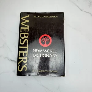 1974 Websters New World Dictionary of the American Language 2nd College DJ/HC - Bild 1 von 11
