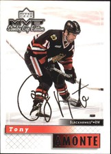 1999-00 (BLACKHAWKS) Upper Deck MVP SC Edition Silver Script #43 Tony Amonte