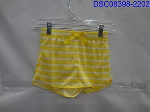 Old Navy Girls Medium Yellow and White Striped Sleep Shorts 500067479813 - Picture 1 of 6