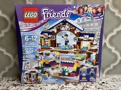 NIB! 2017 LEGO Friends 41322 •Snow Resort Ice Rink• 307 pcs. Age 6-12 Stephanie - Image 1 of 4