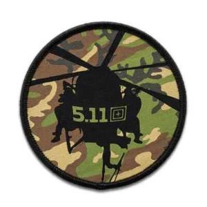 5.11 TACTICAL PATCH " LITTLE BIRD CAMO PATCH HELICOPTER " - BRAND NEW & RARE - Picture 1 of 3