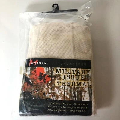 Morgan Military Issue Thermal Long  John Drawer Pants Mens Size Large 38-40 NEW - Image 1 of 4