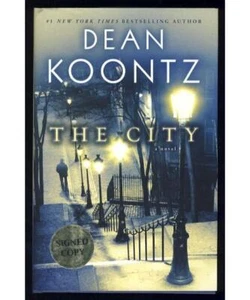 Signed Dean Koontz The City Fantasy Fiction Musical Prodigy Musician Urban Life - Picture 1 of 2