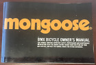 Mongoose Bmx Bicycle Owners Manual 2014 Pacific Cycle , Cover Has Been Repaired