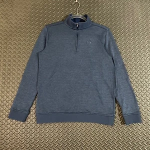Under Amour Navy Blue Quarter Zip Pullover Sweater Boys Youth Size XL Casual - Picture 1 of 8