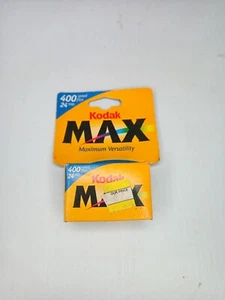 Kodak Max 400 Speed Film 1 Rolls 24 Exposures Total Expired 2002 Sealed - Picture 1 of 2