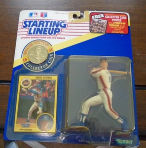 Gregg Jeffries 1991 Kenner Starting Line UP Baseball MLB + Collector Coin - Picture 1 of 2