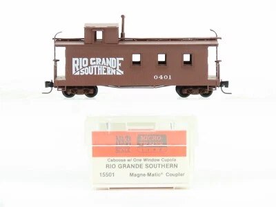Nn3 Scale Micro-Trains MTL 15501 RGS Rio Grande Southern Railroad Caboose #0401 - Image 1 of 4