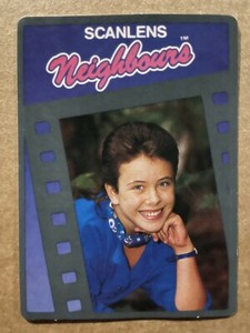 Scanlens Neighbours Trading Card 1987 #13 Sasha Close - Lucy Robinson