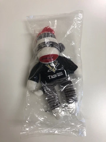 SEALED Pittsburgh Penguins NHL Hockey Promotional Trib Total Media Plush Toy Cover