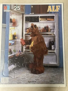 Vintage 1987 ALF 25 pc Tray Puzzle Alien Productions Milton Bradley MB Fridge - Picture 1 of 2