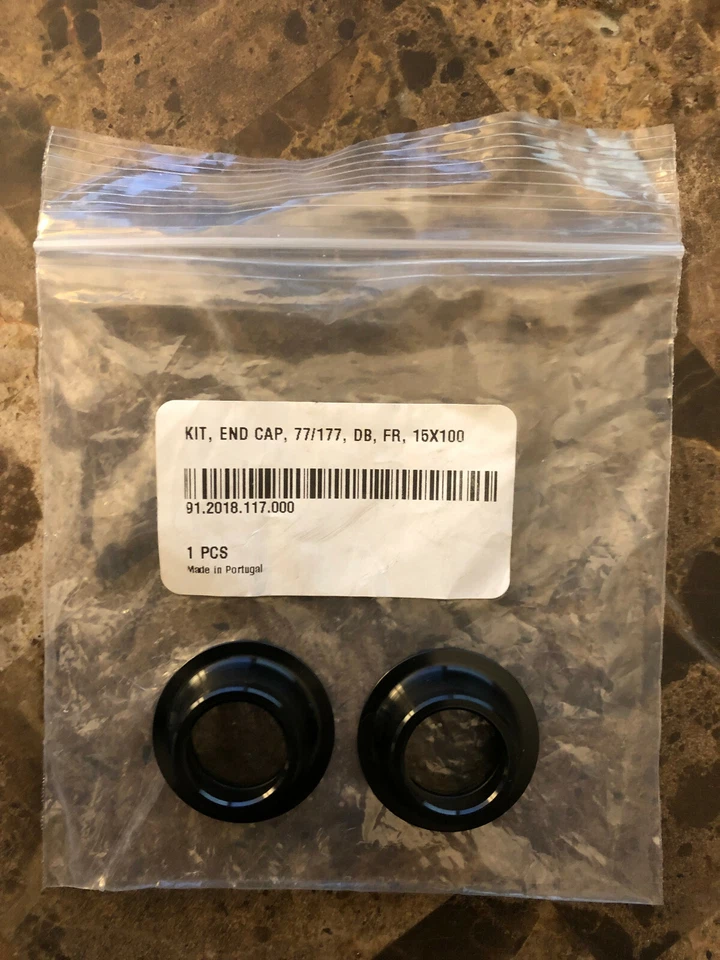 Zipp 77/177 Front Disc Conversion End Caps for 15x100mm  - Image 1 of 1