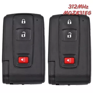 2x for Toyota Prius 2004-2009 Smart Remote Key Fob 3 Button MOZB31EG 89994-47061 - Picture 1 of 5