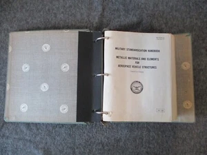 DOD/NASA AEROSPAZIALE STRUTTURE VEICOLI MATERIALI METALLICI ED ELEMENTI LIBRO - #4600 - Foto 1 di 21