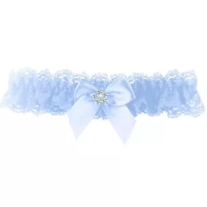 Women's Lace Bridal Wedding Garter Belt Elegant Bride Leg Garter - Picture 1 of 6