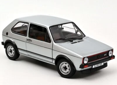 VW Volkswagen Golf GTI - repro in22 - 1976 - silver - Norev 1:18 - Immagine 1 di 4