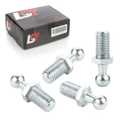 4x Kugelkopfschraube M10 Gewindezapfen 10mm Acier à Gaz din 71803 pour Daewoo - Photo 1/4