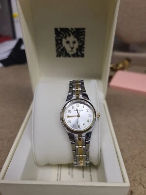 Anne Klein 10-5491SVTT女式不锈钢模拟银色表盘手表MGK19 — 第 1/4 张图片