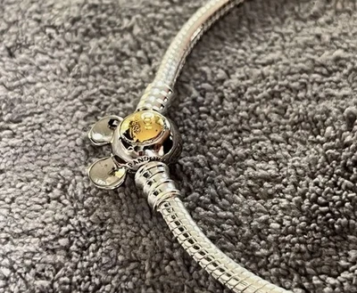 ORIGINAL Pandora x Disney Mickey 100th Anniversary Armband 19cm Echtsilber S925 - Bild 1 von 2