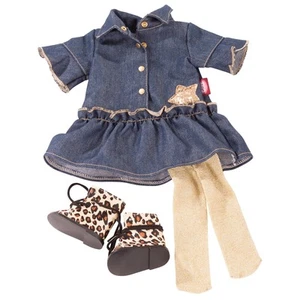 Gotz Golden Coolness Combo Outfit with Denim Dress for19.5" Standing Dolls - Picture 1 of 6