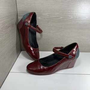 CAMPER Red Wedge Sandal Size 38 EU = 7.5 US - Picture 1 of 11