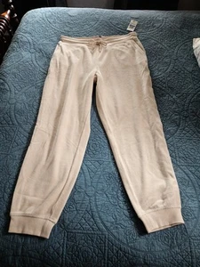 Tommy Hilfiger Sport Joggers XL Youth Size Biege - Picture 1 of 9