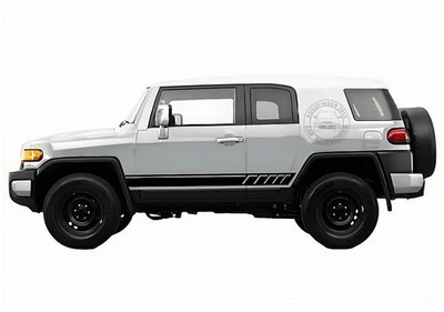 Fit For Toyota FJ Cruiser Car Sticker Side Skirt Stripe Graphics Vinyl Decals - Изображение 1 из 4