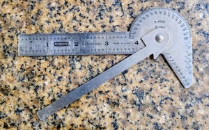 🗽VINTAGE CRAFTSMAN DRILL POINT GAUGE PROTRACTOR MACHINIST/ TOOLMAKER - Picture 1 of 5