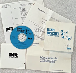 Phil Collins King Biscuit Flower Hour Radio Show 10/26 - 11/1/92 with Cue Sheet - Foto 1 di 11