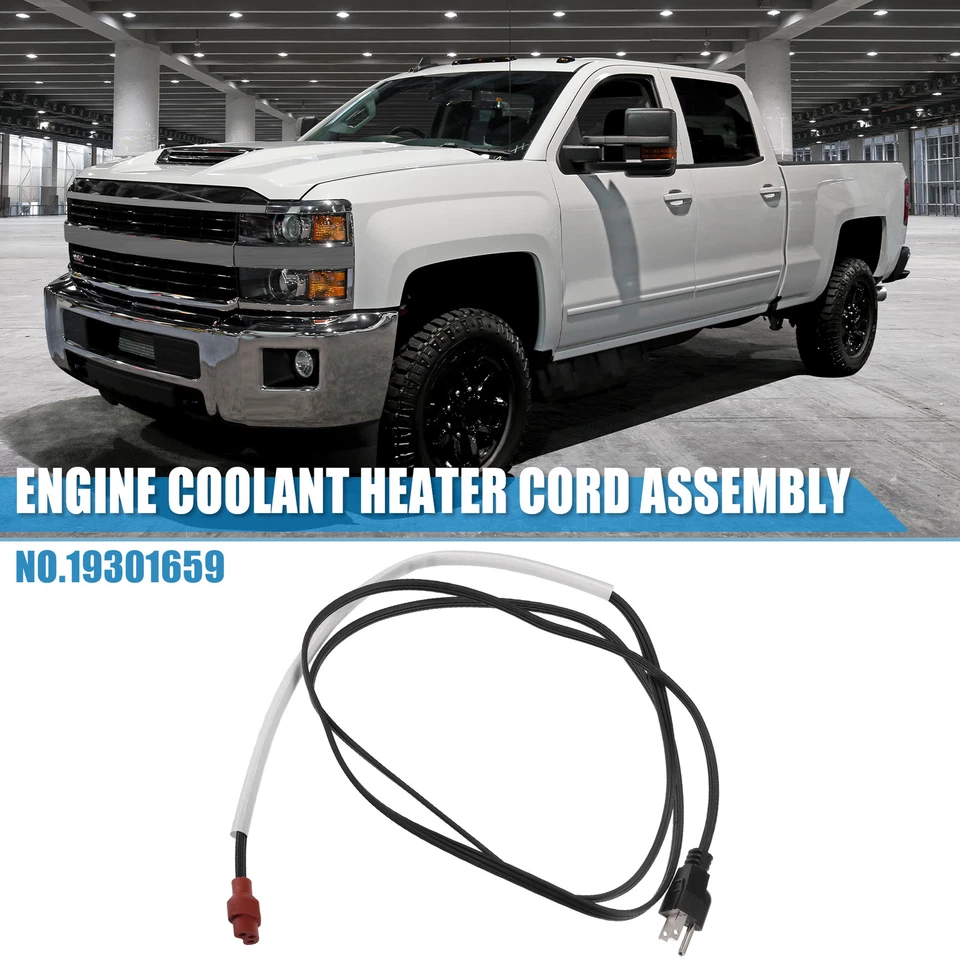 Engine Block Heater Cord for Chevy for GMC 2500 3500 6.6 L 01-18 No.19301659 - Image 1 of 4