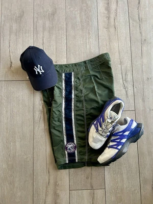 Abercrombie And Fitch Vintage Y2K Board Shorts Size 30 Green - Image 1 of 4