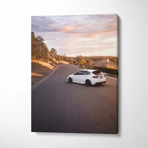 Subaru WRX STI High Resolution Museum Quality Vertical Automotive Canvas Print # - Picture 1 of 14