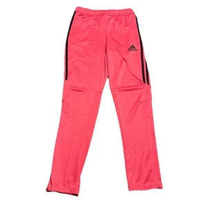 Adidas Tiro 17 Soccer Pants Youth L ClimaCool Training Girls Jogger Pink Zip - Picture 1 of 11