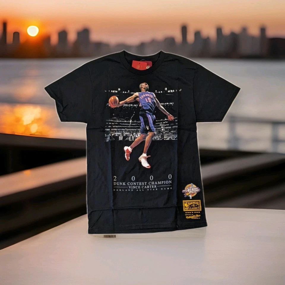 Mitchell & Ness Vince Carter 2000 NBA Slam Dunk Contest Champ Small T-Shirt NWT - Image 1 of 4